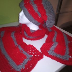 Handmade Rasta Hat long scarf